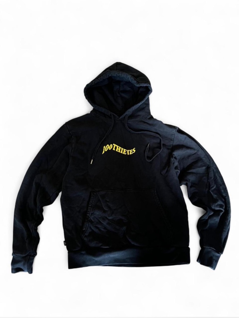 black 100 Thieves 150CC Grand Prix Hoodie from the FW21 collection
